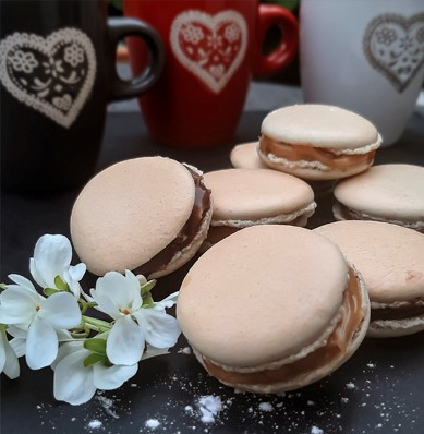 photo de la recette GANACHE BEURRE DE CACAHUÈTE